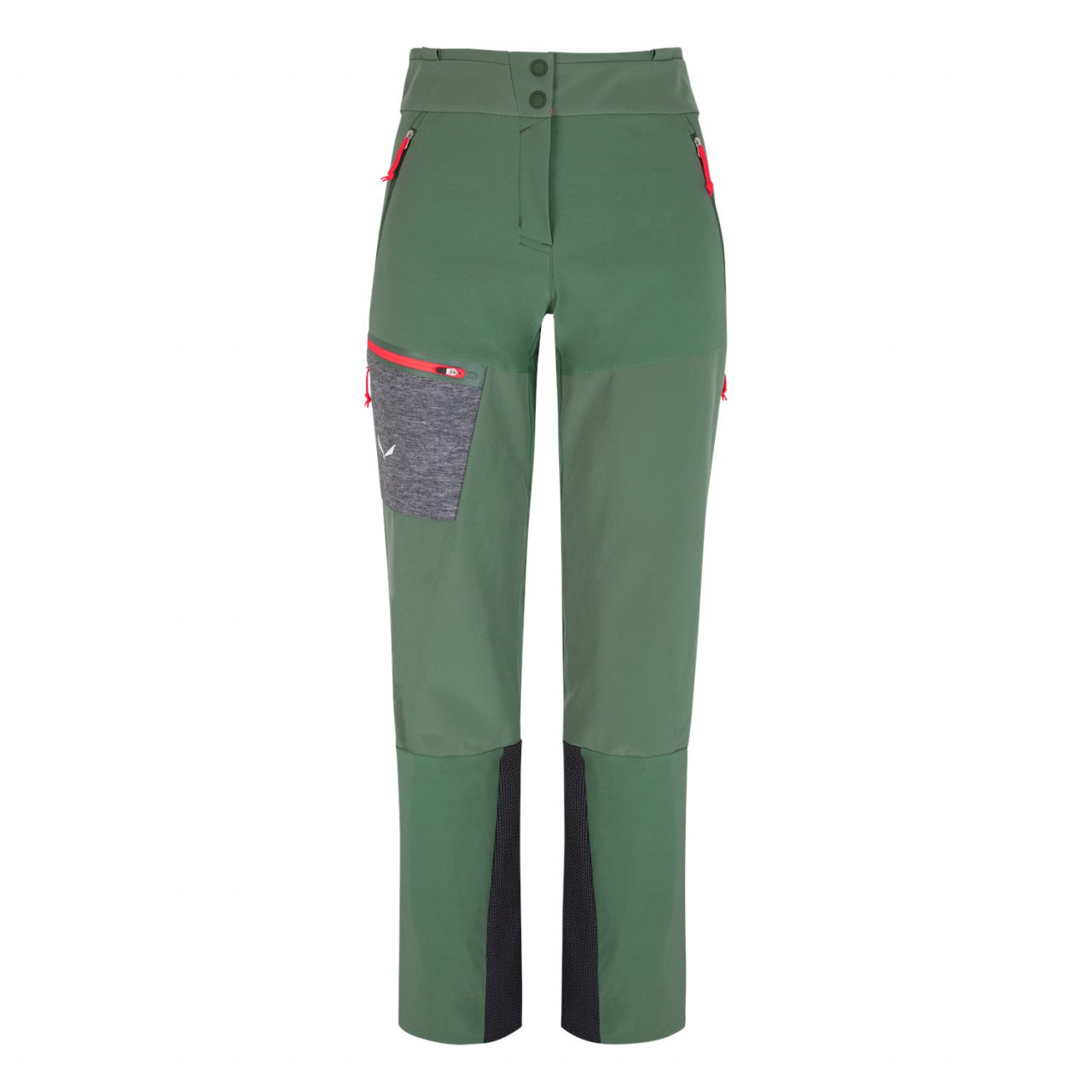 Salewa Women's Comici Softshell Pants Green VDQ-728419